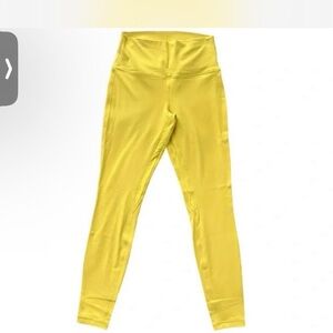 lululemon leggings yellow size 2